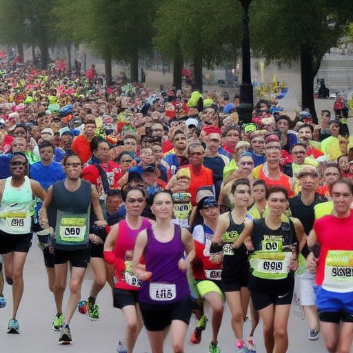 跑步热潮兴起，城市马拉松赛事吸引万人参与