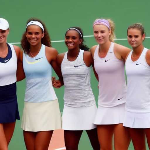 网球天才：女子网球新星的崛起