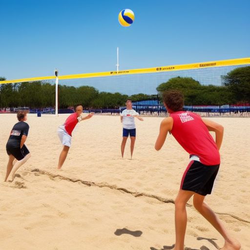 海滩排球：阳光、沙滩和激烈比赛的完美组合