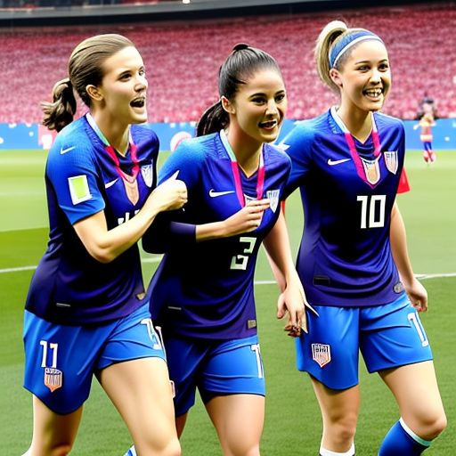 女子世界杯：美国队称霸，连续四届称雄世界足坛