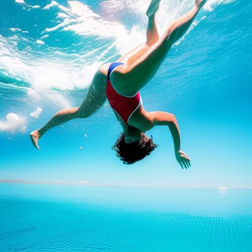 跳水运动的美丽与魅力：高远的飞身跃起